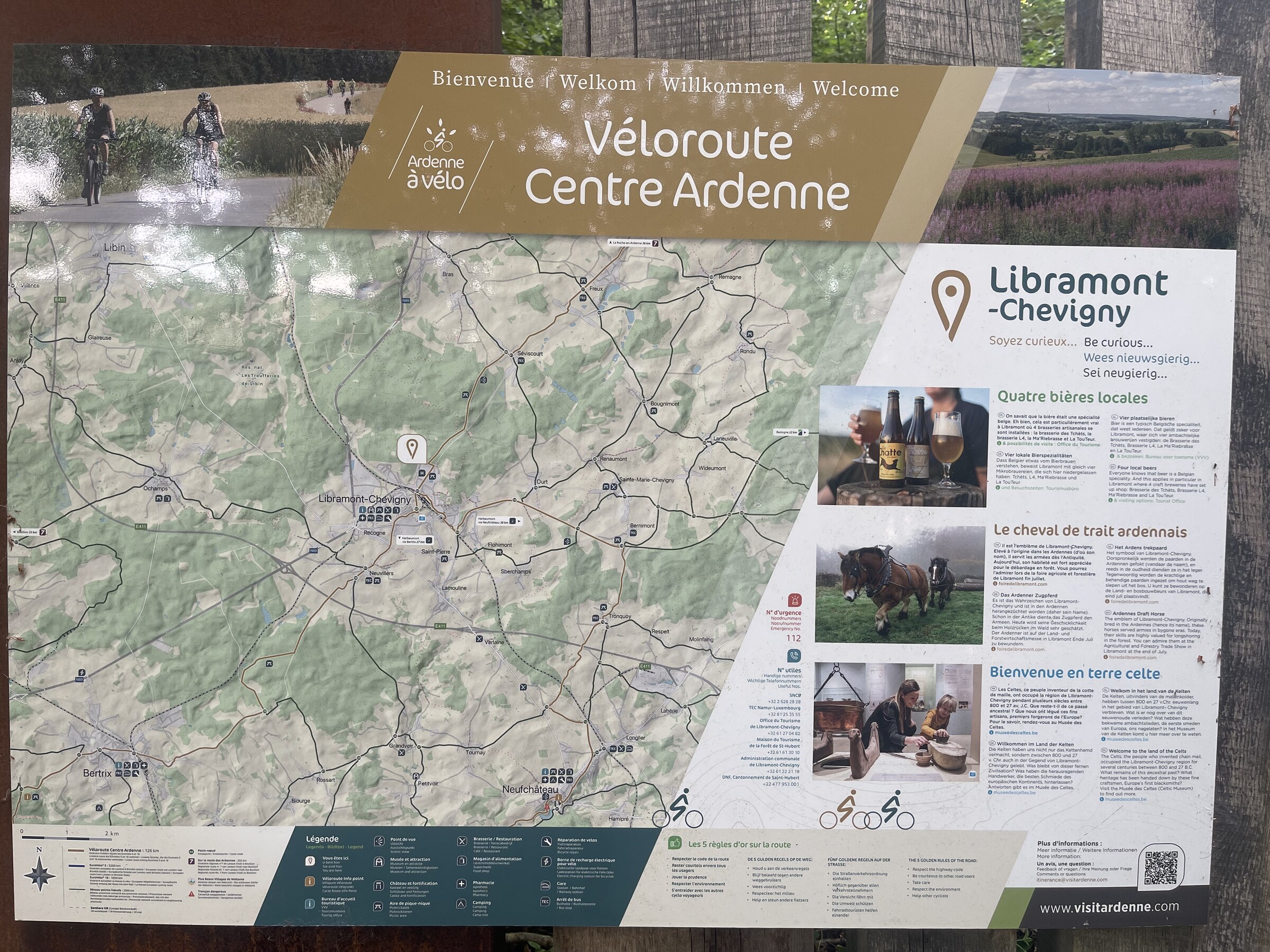 Véloroute Centre Ardenne